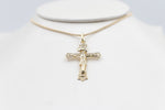 9ct Solid Gold Crucifix Cross