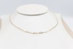 9ct Gold Paperclip Chain 045KR012/4