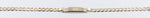 9ct Gold ID Curb bracelet 16.5cm