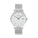 Obaku-denmark Silver/White Chia Lille - Steel Watch - V298LDCWMC