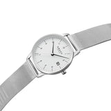 Obaku-denmark Silver/White Chia Lille - Steel Watch - V298LDCWMC