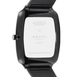 Obaku-Denmark Black/White Tern - Tuscany Watch - V267GXMIMB