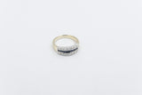 9ct Gold Sapphire & Diamond Dress ring