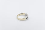 9ct Gold Sapphire & Diamond Dress ring