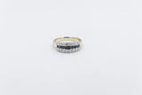 9ct Gold Sapphire & Diamond Dress ring