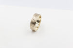 9ct Gold Solid Band with NZ Design 7mm FR5250G