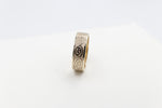 9ct Gold Solid Band with NZ Design 7mm FR5250G