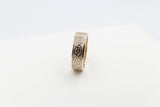 9ct Gold Solid Band with NZ Design 7mm FR5250G