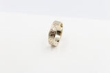 9ct Gold Solid Band with NZ Design 6mm FR5252