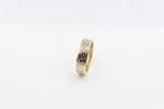 9ct Gold Solid Band with NZ Design 6mm FR5252