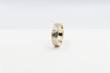 9ct Gold Solid Band with NZ Design 6mm FR5252