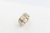 9ct Gold Solid Band with Maori Design 9mm FR5244G