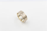 9ct Gold Solid Band with Maori Design 9mm FR5244G