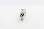 Stg Silver Band with Maori design 9mm HD5258S