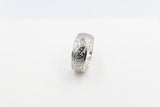 Stg Silver Band with Maori design 9mm HD5258S