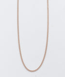 9ct Rose Gold Curb Link Chain 55cm