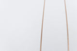 9ct Rose Gold Curb Link Chain 55cm