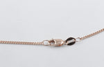 9ct Rose Gold Curb Link Chain 55cm