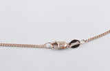 9ct Rose Gold Curb Link Chain 55cm