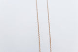 9ct Rose Gold Belcher Link Chain 45cm