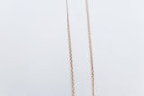 9ct Rose Gold Belcher Link Chain 45cm