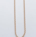 9ct Rose Gold Belcher Link Chain 50cm