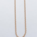 9ct Rose Gold Belcher Link Chain 50cm