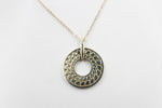 9ct Yellow Gold Pendant with leaf pattern