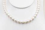 Fresh water Pearl Necklet with stg Clasps 8 to 8.5mm