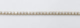 10K Yellow Gold Tennis Bracelet with Lab Diamonds 2.25ct