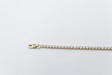 10K Yellow Gold Tennis Bracelet with Lab Diamonds 2.25ct