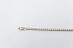 10K Yellow Gold Tennis Bracelet with Lab Diamonds 2.25ct