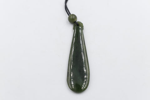 New Zealand Greenstone  Polished Mere 80mm