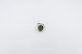 Stg Silver Ring with Greenstone