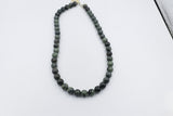 New Zealand Greenstone Necklace 8mm balls