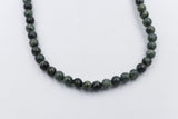 New Zealand Greenstone Necklace 6.5mm balls