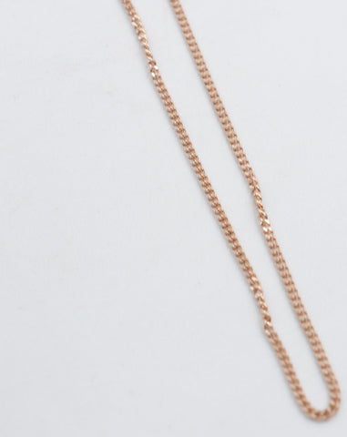 9ct Rose Gold Curb Link Chain 040KD-ROSE