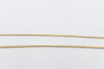 9ct Gold Round Diamond Cut Wheat Link Chain 042ked004/4