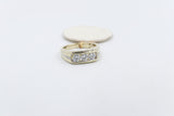 10ct Yellow Gold  Lab Grown Diamond mens Ring TDW 1ct