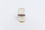 10K Gold Lab grown Diamond and Ruby Ring