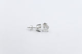 14kt Gold Lab Grown Princess cut Diamond Stud Earrings TDW 2ct