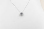 14ct white Gold Lab Grown Diamond Set 1.15ct pendent