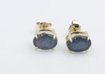 9ct Gold Setting with Australian triplet Opal Earrings SJ688