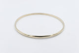 9ct Yellow Gold Solid Bangle 3.1mm