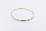 9ct Yellow Gold Solid Bangle 3.1mm