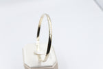 9ct Yellow Gold Solid Bangle 4.38mm