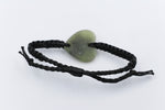 New Zealand Heart Greenstone Macrame Bracelet