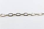 9ct Gold Flat Cable Link Bracelet 9B1013