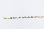 9ct Gold Flat Cable Link Bracelet 9B1013