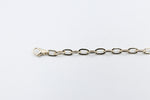 9ct Gold Flat Cable Link Bracelet 9B1013